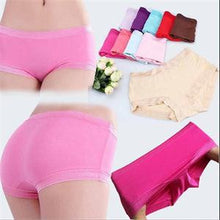 Sexy Lingerie Panties Women Seamless Medium Waist Modal Briefs Women Intimates Underwear J4U66