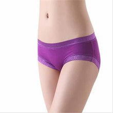 Sexy Lingerie Panties Women Seamless Medium Waist Modal Briefs Women Intimates Underwear J4U66