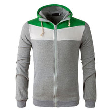 ing &Men's Fashion Hoodie Sweatshirts Fleece Casual Slim Zipper Nylon Jacket  J4U66