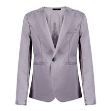 New Men Casual Slim Fit Blazer Suit Coat Wedding Party Tops Hombre Jackets Black Grey J4U66