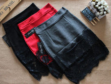 Women Skirt Lace Stretch Office Stretch Black Pencil Skirts J4U66