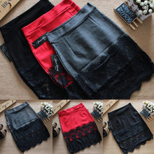 Women Skirt Lace Stretch Office Stretch Black Pencil Skirts J4U66