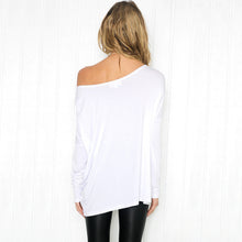 women loose t-shirts o neck batwing sleeve casual t-shirts women cotton tops plus size blusa black white J4U66