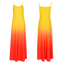 women sexy boho casual chiffon evening party beach long maxi dress J4U66