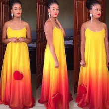 Sexy Boho Casual Chiffon Evening Party Beach Long Maxi Dress J4U66