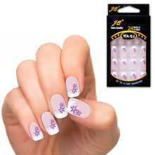 25 Patterns Acrylic Designer Nail tips False French Nails Full 24pcssJFY66