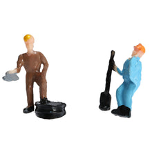 25pcs workmen model train workers figures workman painted little people model building 1 7 scale toy figures for kids J4U66