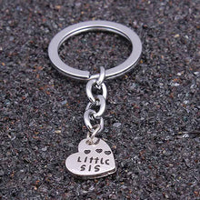 3pc Family Charm Keyring Big Middle Little Sis Sister Heart Keychains Women Girl Friends  J4U66