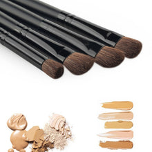 4pcs eye brushes set eyeshadow foundation mascara blending pencil brush makeup tool cosmetic black popular J4U66