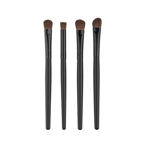 4pcs eye brushes set eyeshadow foundation mascara blending pencil brush makeup tool cosmetic black popular J4U66