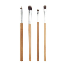 4pcs eye brushes set eyeshadow foundation mascara blending pencil brush makeup tool cosmetic black popular J4U66