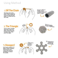 5mm magnetic beads 21 piecescolormix magnetic balls puzzle spheres educational toy for diy project J4U66