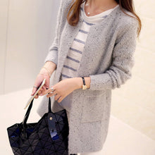 6 Colors Tricotado Cardigan /Women Casual Long Sleeve Knitted Cardigans Crochet Ladies Sweaters J4U66