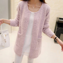 6 Colors Tricotado Cardigan /Women Casual Long Sleeve Knitted Cardigans Crochet Ladies Sweaters J4U66