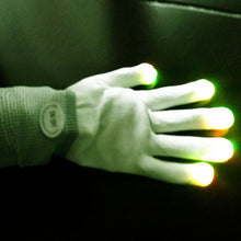 7 Mode Flashing Light Up Fingertip LED Gloveittens Rave Party Disco Gloves For J4U66