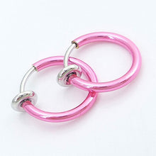 and fashionclip on boby nose lip ear piercing rings clip punk goth false clip earrings J4U66