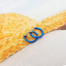 And Clip on Boby Nose Lip Ear Piercing Rings Clip Punk Goth False Clip Earrings J4U66