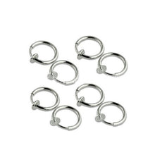 and fashionclip on boby nose lip ear piercing rings clip punk goth false clip earrings J4U66