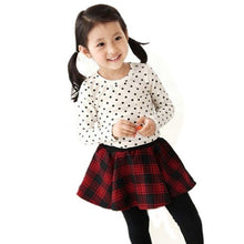 arival baby girls blouse polka dot long sleeve shirt tops blouse casual cotton kids clothes J4U66