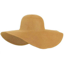 cute women straw beach hat wide large brim foldable sun hat royal blue J4U66