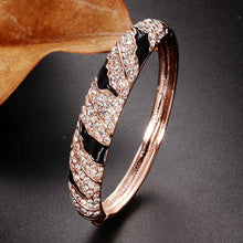 jewelry 18k gp cuff black and white button women bracelet bangle pulseiras femininas 07 J4U66