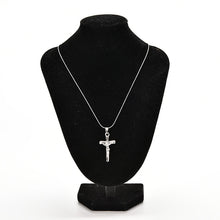 Necklace Jewelry Christ Cross Silver P Jesus Crucifix Sword Pendant Necklace S J4U66