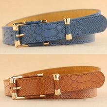 Women Crocodile Pattern Wide waist belt Brand Lady Leather Belts Metal Buckle Straps Trend All-match Waistband J4U66