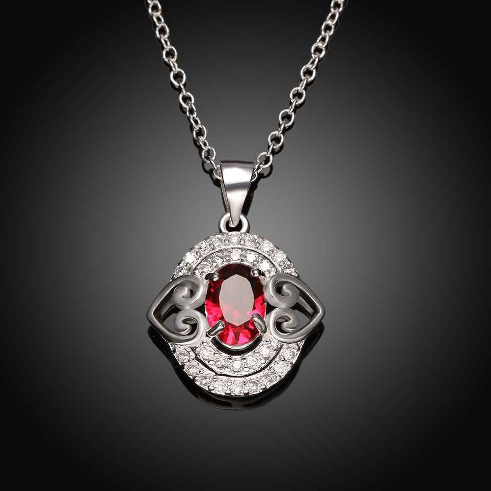 silver women necklace insets round tenis masculino bone fspn00 J4U66