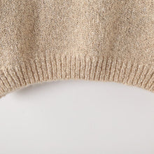 Autum Deer Print Long Sleeve KnittedWomen's Sweater Casual Pullover J4U66