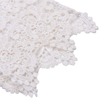 Autum Women chiffon Lace shirt Long sleeve Patchwork blusas tshirt Plus size women white tops J4U66