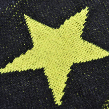 Cardigans Stars Pattern Print Casual Women Long Sweaters Loose Warm Knitted Cardigan Long Sleeve Warm Outwear J4U66