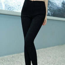 Lace Women Skinny Slim Stretch High Waist Leggings Trousers Pencil Pants white black J4U66