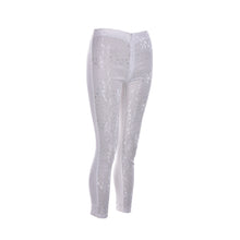 Lace Women Skinny Slim Stretch High Waist Leggings Trousers Pencil Pants white black J4U66