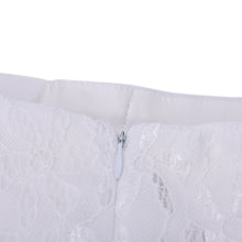 Lace Women Skinny Slim Stretch High Waist Leggings Trousers Pencil Pants white black J4U66