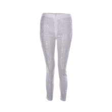 Lace Women Skinny Slim Stretch High Waist Leggings Trousers Pencil Pants white black J4U66