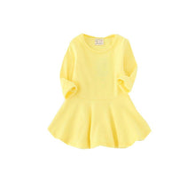 kids girls dresses cotton long sleeve princess dress children girl clothes J4U66