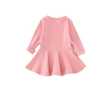kids girls dresses cotton long sleeve princess dress children girl clothes J4U66