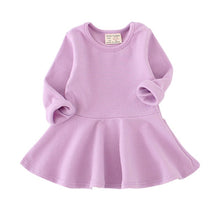 kids girls dresses cotton long sleeve princess dress children girl clothes J4U66