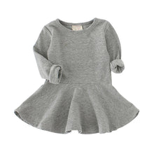 kids girls dresses cotton long sleeve princess dress children girl clothes J4U66