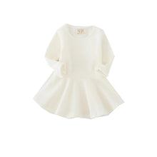 Kids Toddlers Girls Dresses Cotton Long Sleeve Princess Dress Children Girl Clothes J4U66