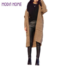 women cardigan long sleeve knitted sweatercasual loose knitwear women long sweater blusas grey black camel J4U66