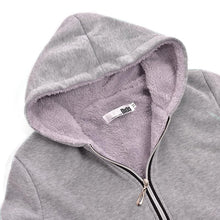 Women Warm Zip Up Thick Cotton Outerwear Hooded Sweatshirt Hoodies Coat Jacket Plus Size S-3XL J4U66