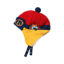 baby boys girls pilot hat cotton warm earcap beanie 4 colors J4U66