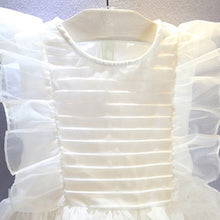 New Baby Girl Clothes White Girls Kid Mesh Toddler Baby Princess Party Bow Pageant Wedding Dress 2-6Y J4U66