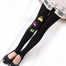 New Baby Girls Elastic Sweet Car Pattern Rhinestone Decor Strech Stockings J4U66