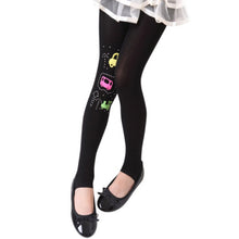 New Baby Girls Elastic Sweet Car Pattern Rhinestone Decor Strech Stockings J4U66