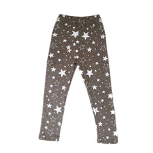 Baby Girls Kids Skinny Toddlers Star Print Leggings Pants Trousers 2-7 Years 6 Colors J4U66