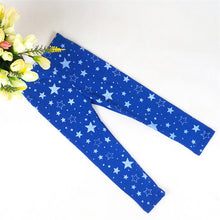 Baby Girls Kids Skinny Toddlers Star Print Leggings Pants Trousers 2-7 Years 6 Colors J4U66