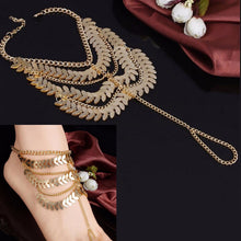 Barefoot Coin Ankle Chain Anklet Bracelet Foot Jewelry Sandal Beach Gold Plated For Women J4U66