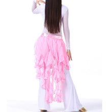 New Belly Dance Costume Tassel Wrap Belt Chain Skirts Chiffon Hip Scarf Tribal Waves J4U66